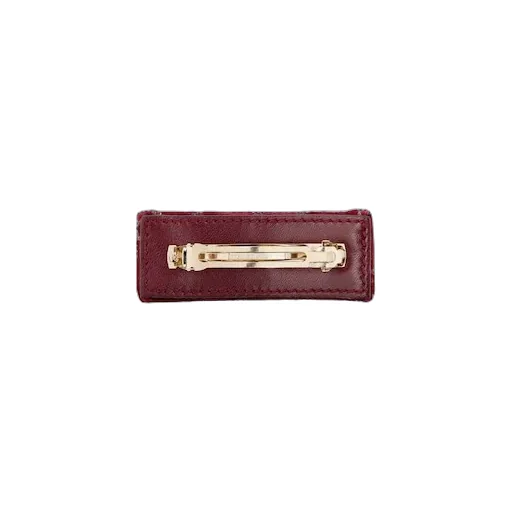 Soft Velvet Hair Clip With Crystals