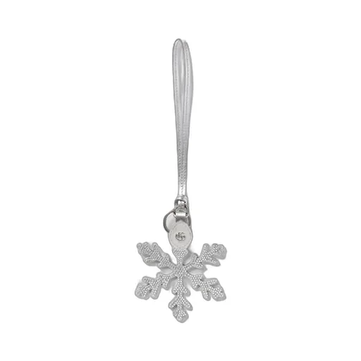 Snowflake-Shaped Bag Charm