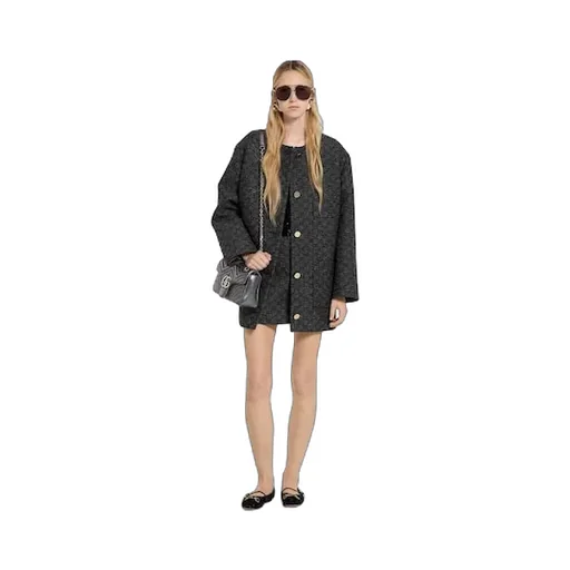 Gg Boutonné Wool Tweed Jacket