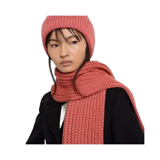 Wool Cashmere Scarf With Embroidery