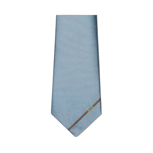 Silk Tie With Horsebit Jacquard