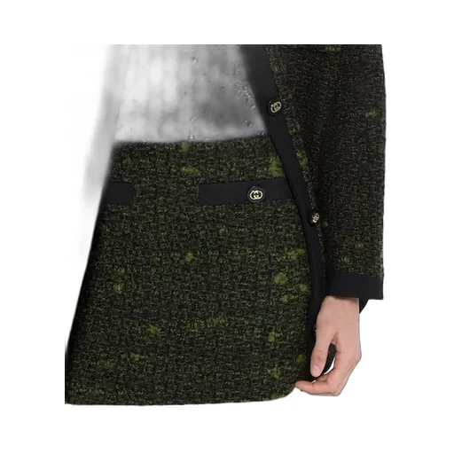 Wool Bouclé Skirt