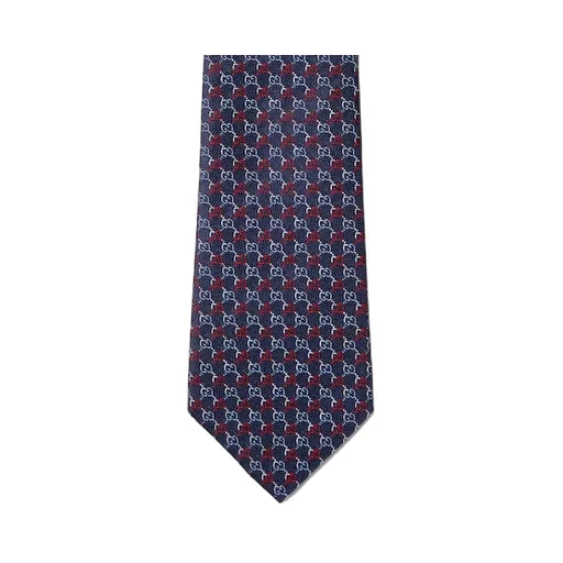 Gg Silk Jacquard Tie