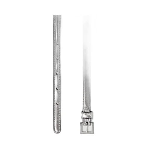 Thin Belt With Crystal Horsebit