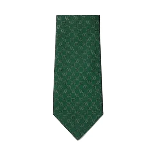 Gg Silk Jacquard Tie