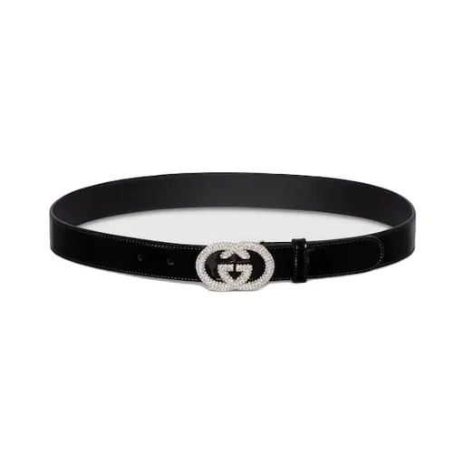 Thin Belt With Interlocking G Buckle