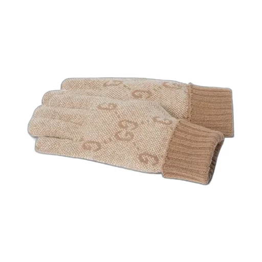 Gg Cashmere Lamé Gloves