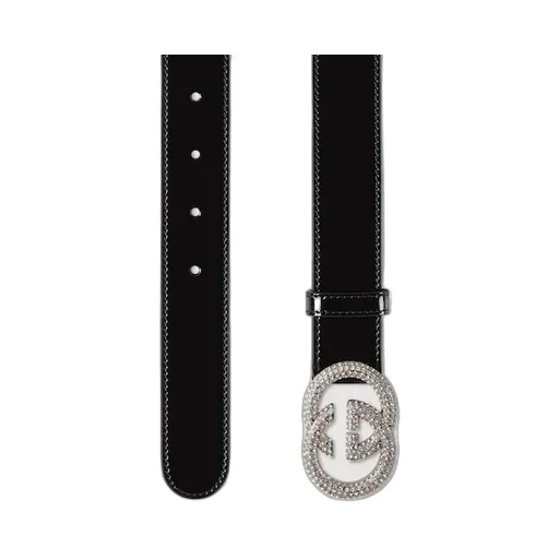 Thin Belt With Interlocking G Buckle