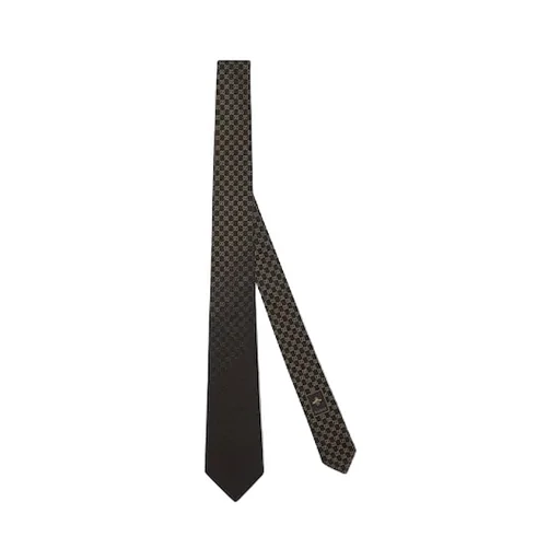 Gg Silk Jacquard Tie