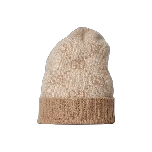 Gg Cashmere Lamé Hat