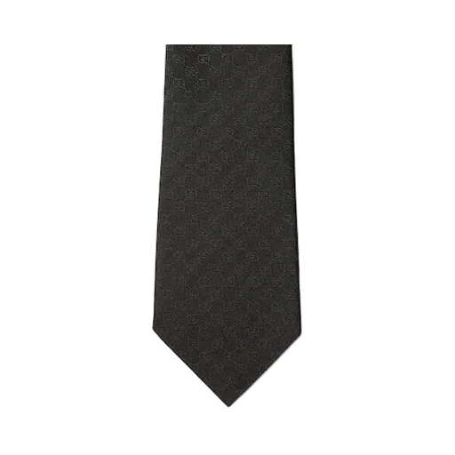 Gg Silk Jacquard Tie