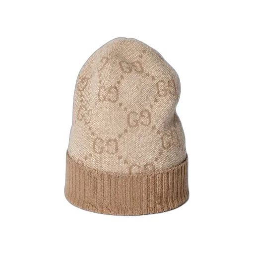 Gg Cashmere Lamé Hat