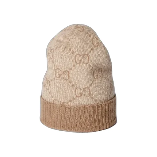 Gg Cashmere Lamé Hat