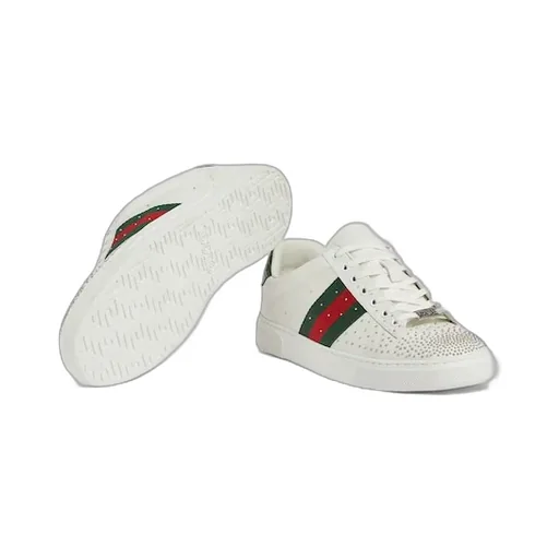 Ace Studded Trainers With Web