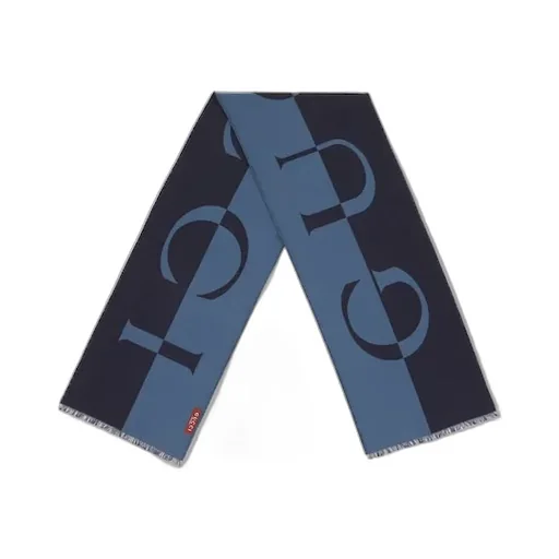 Wool Scarf With Gucci Logo