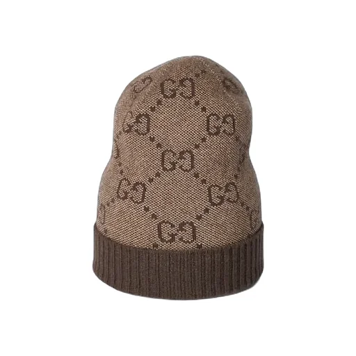 Gg Cashmere Lamé Hat