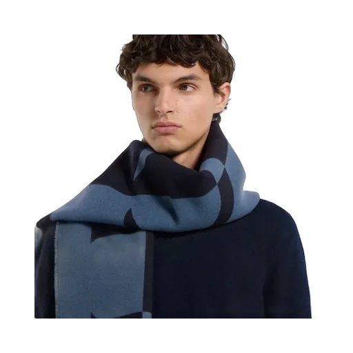Wool Scarf With Gucci Logo