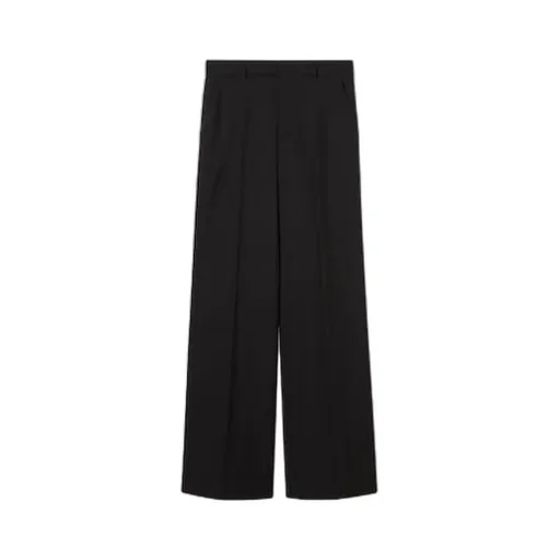 Light Wool Trousers With Embroidery