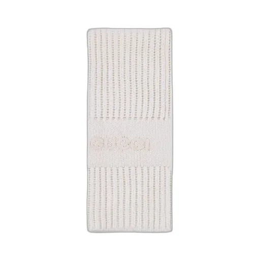 Wool Cashmere Scarf With Embroidery