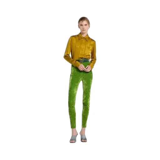 Equestrian Silk Jacquard Shirt