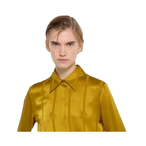 Equestrian Silk Jacquard Shirt