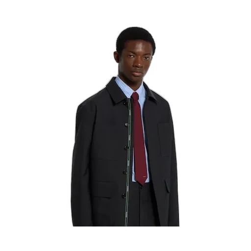 Horsebit Silk Jacquard Tie