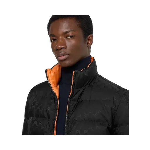 Reversible Gg Nylon Zip Jacket