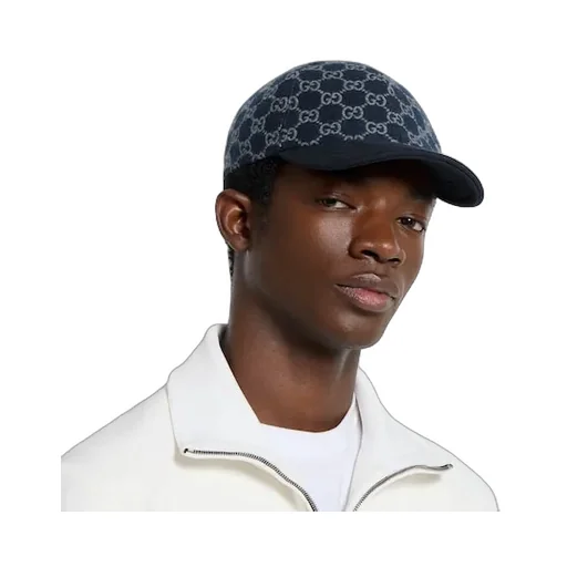 Gg Knit Fabric Baseball Hat