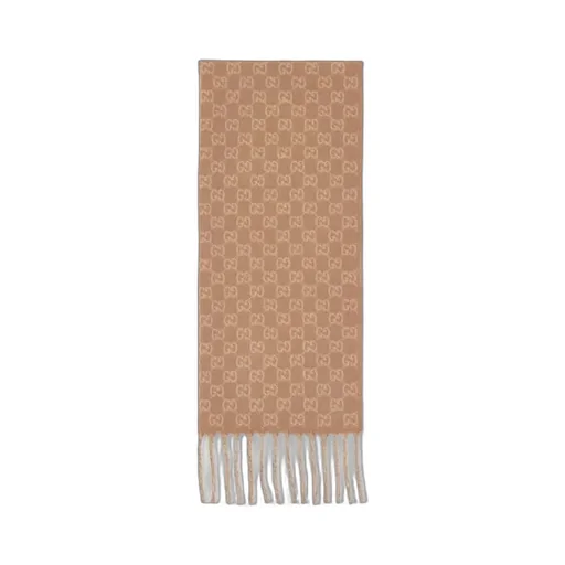 Gg Wool Cashmere Scarf