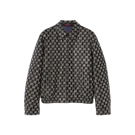 Embroidered Wool Tweed Lamé Jacket
