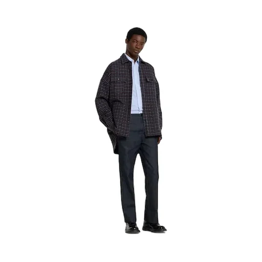 Brushed Check Wool Shirt