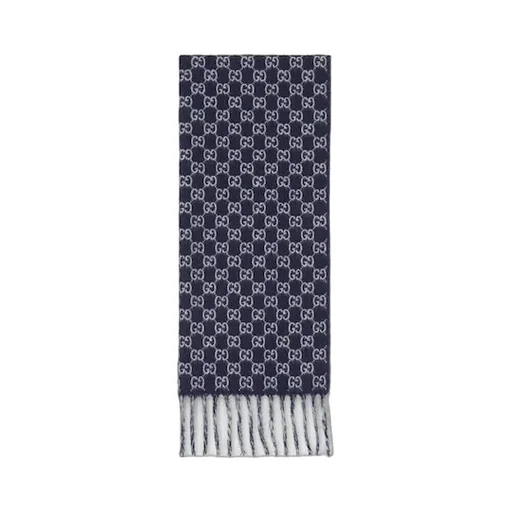 Gg Wool Cashmere Scarf