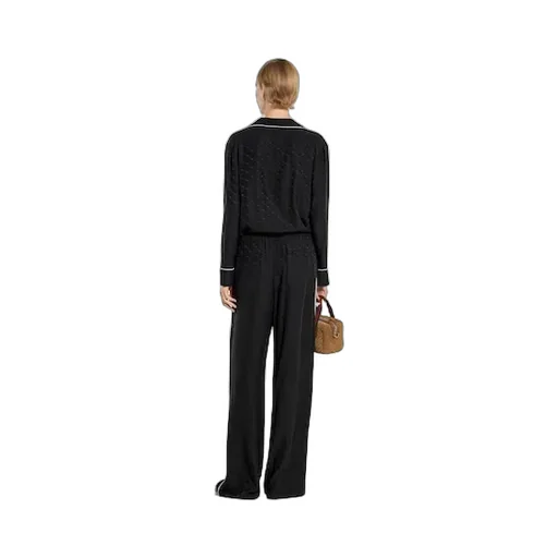 Horsebit Silk Jacquard T-Shirt