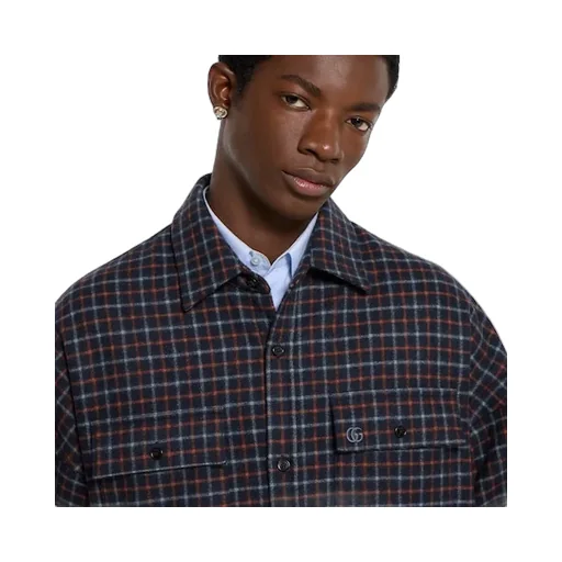 Brushed Check Wool Shirt