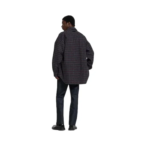 Brushed Check Wool Shirt
