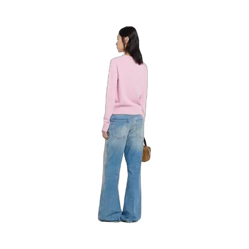 Wool Cashmere Jumper With Embroidery