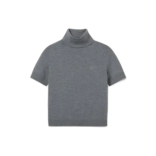 Fine Wool Turtleneck With Embroidery
