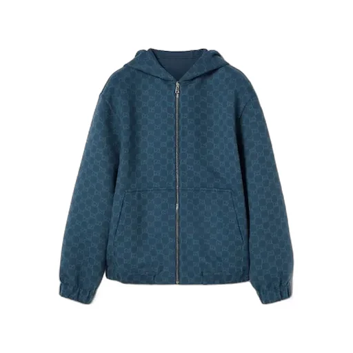 Reversible Double Wool Zip Jacket