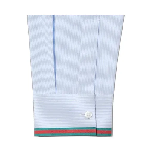 Striped Cotton Shirt With Web