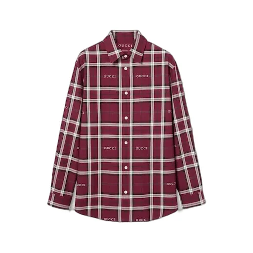 Tartan Cotton Jacquard Shirt