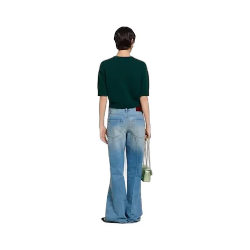 Soft Wool Top With Intarsia