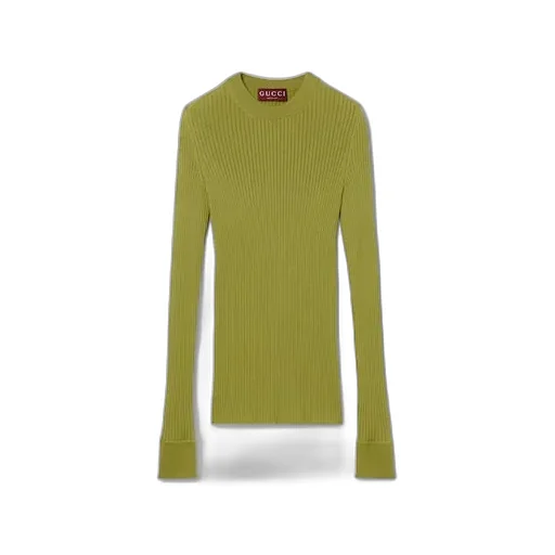 Rib Cashmere Silk Top