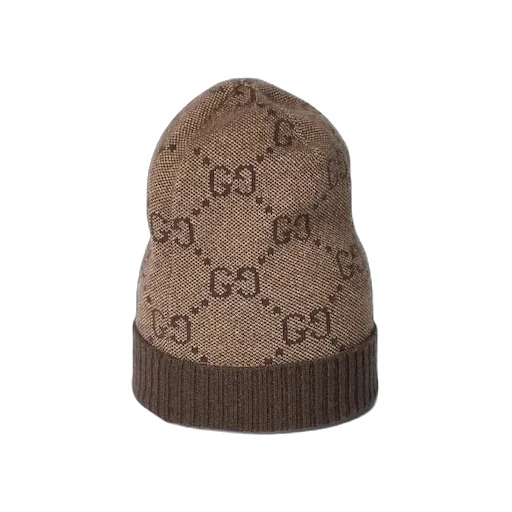 Gg Cashmere Lamé Hat