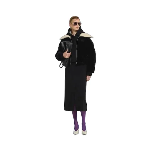 Wool CrÊPe Skirt With Gucci Detail