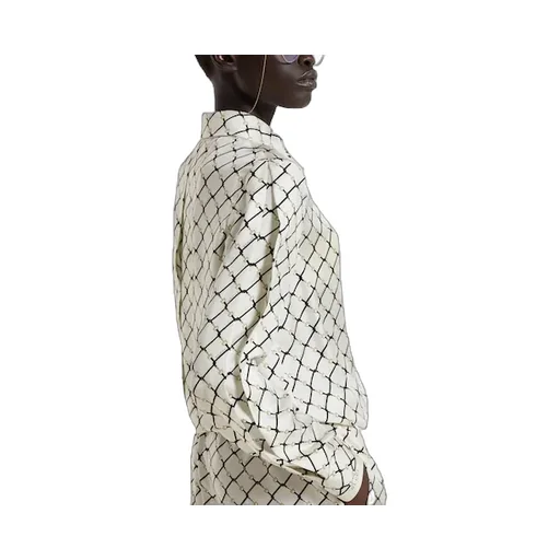 Printed Silk Twill Shirt