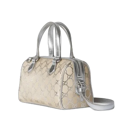 Gg Emblem Small Boston Bag