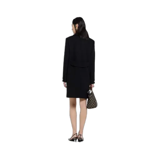 Batavia Wool Coat With Patch