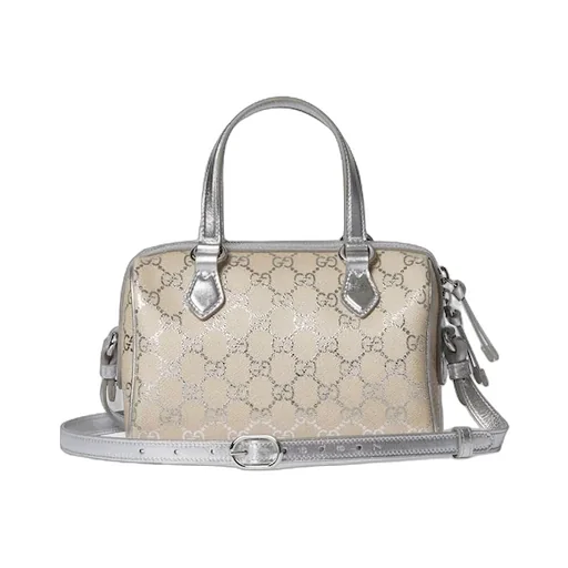 Gg Emblem Small Boston Bag
