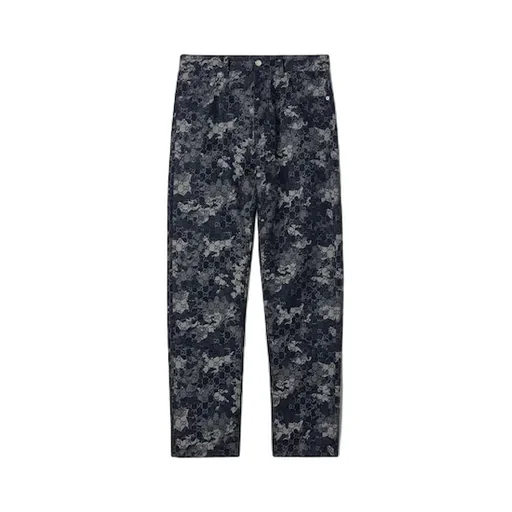 Gg Jacquard Denim Pant