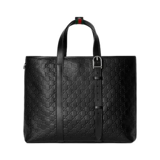 Gg Emblem Large Tote Bag